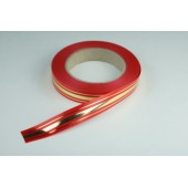 Лента PREMIUM с золотой полоской 2 см * 50 у ЛЗП-2 красный 