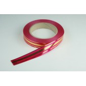 Лента PREMIUM с золотой полоской 2 см * 50 у ЛЗП-2 малиновый 
