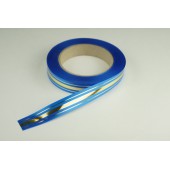 Лента PREMIUM с золотой полоской 2 см * 50 у ЛЗП-2 синий 