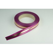 Лента PREMIUM с золотой полоской 2 см * 50 у ЛЗП-2 вишня 