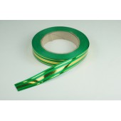 Лента PREMIUM с золотой полоской 2 см * 50 у ЛЗП-2 зеленый 