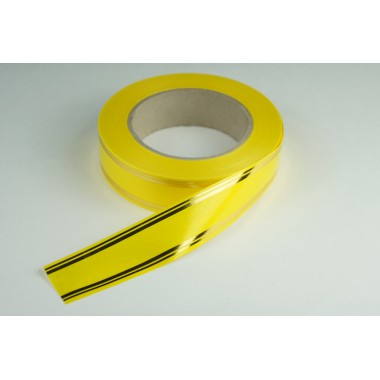 Лента PREMIUM с золотой полоской 3 см * 50 у ЛЗП-3 желтый -0