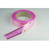 Лента PREMIUM с золотой полоской 3 см * 50 у ЛЗП-3 яр-роз 