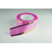 Лента PREMIUM с золотой полоской 5 см * 50 у ЛЗП-5 яр-роз 