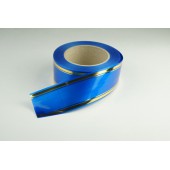 Лента PREMIUM с золотой полоской 5 см * 50 у ЛЗП-5 синий 