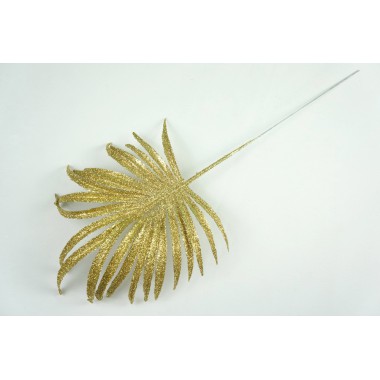 Лист пальмы мерцающей, ЗК015золото -0