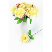 Цветок одиночный пионовидной розы ЦС145кремовый