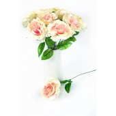 Цветок одиночный пионовидной розы ЦС145персиковый