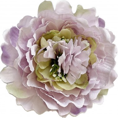 Пион декоративный шелк "Барон", 10 слоев ГК201лаванда-0
