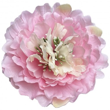 Пион декоративный шелк "Барон", 10 слоев ГК201роз-0