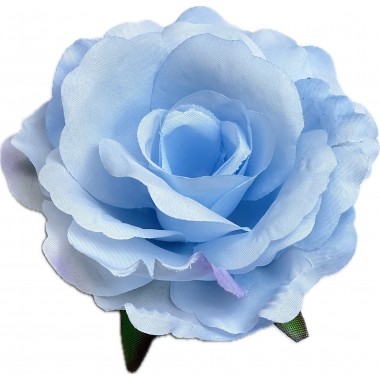 Роза чайная шелк, 8 слоев ГК222голубой-0