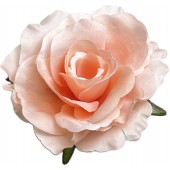 Роза чайная шелк, 8 слоев ГК222персиковый