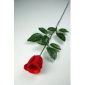 Роза одиночная бархатная бутон ЦС030к