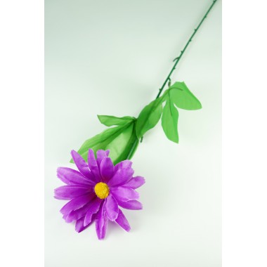 Ромашка одиночная атласная ЦС088ф-0