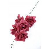 Ветка розы ВС044бордо