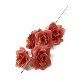 Ветка розы ВС044бронза